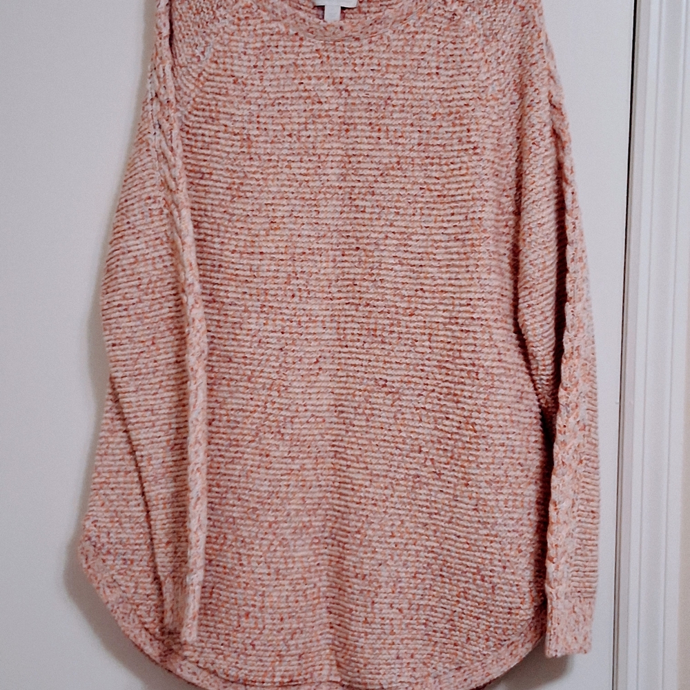 New York & Company Pink Knit Sweater